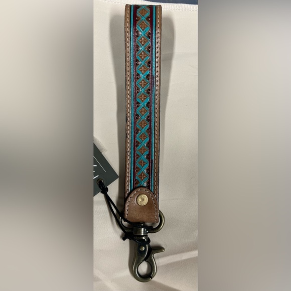 Myra bag Leather Fob key holder strap NWT - Picture 2 of 2
